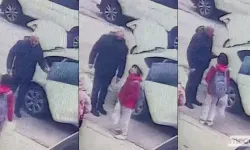 Konya'da güpegündüz çocuk kaçırma girişimi! Kameralara yakalandı