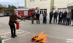 Bozyazı'da Yangın Tatbikatı