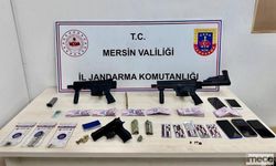 Mersin’de Operasyon: Uyuşturucu, Silah, Makinalı Tabanca...