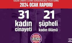 Ocak Ayında 31 Kadın Katledildi