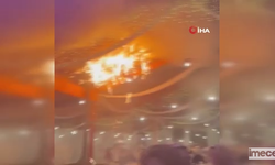 Mersin’de Düğün Töreninde Salonda Yangın Çıktı