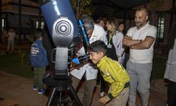 Çocuklar Mercan'da İlk Kez 'Gece Gözlem Etkinliği'ne Katıldı