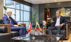Litvanya Büyükelçisi Degutis'ten Başkan Seçer'e Ziyaret