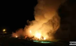 Adana'da Saman Balyası Yangını