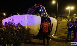 Mersin'de Polis Minibüsü Kaza Yaptı