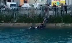Sulama Kanalına Düşen Kadını Vatandaşlar Kurtardı