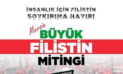 Mersin'de Büyük Filistin Mitingi Düzenlenecek