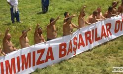 Kırkpınar'da Başpehlivanlar 'Bozkurt' İşareti Yaptı