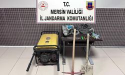 Mersin'de İzinsiz Kazı Yapan 5 Şüpheli Suçüstü Yakalandı