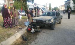 Isparta’da otomobille motosiklet çarpıştı: 1 ağır yaralı