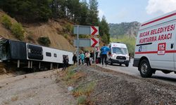 Burdur'da Kamil Koç Firmasına Ait Yolcu Otobüsü Şarampole Devrildi: 8 Yaralı