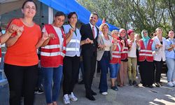 CHP İl Başkanı Özgür Çelik, 39 İlçe Başkanıyla Polonez İşçilerini Ziyaret Etti