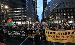 New York'ta Netanyahu Karşıtı Protesto