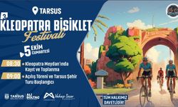 Tarsus'ta 3. Kleopatra Bisiklet Festivali Başlıyor