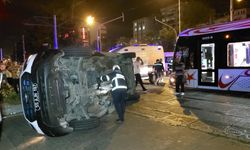 Tramvay Ve Ambulans Çarpıştı