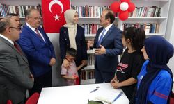 Şehidin İsmi Verilen Kütüphanede Konuşan Eşi: "İnşallah Yeni Nesle Örnek Oluruz"