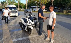 Motosikletleri Karıştırdı, Polisin Aramasıyla Motosikleti Geri Getirdi