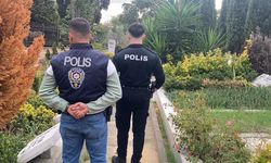 Polis, Cem Garipoğlu’nun kabrinin bulunduğu mezarlıkta nöbet tutuyor