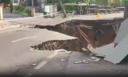 Sarıyer'de Yol Çöktü, Eski Büyükdere Caddesi Trafiğe Kapatıldı