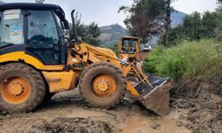 Çamlıyayla'da Yağış Sonrası Yollar Onarıldı
