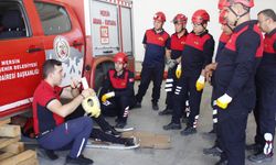 Mersin İtfaiyesinden Ürgüp İtfaiyesine Eğitim
