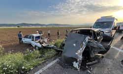 Kahramanmaraş'ta Feci Kaza: İki Otomobil Kafa Kafaya Çarpıştı