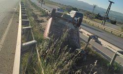 Kırıkkale'de Alkollü Sürücü Otomobille Takla Attı: 4 Kişi Yaralandı