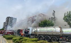Mersin'deki Fabrika Yangını Kontrol Altına Alındı
