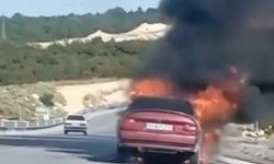 Otomobil Gülnar’da Alevlere Teslim Oldu