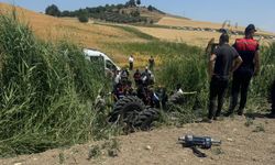 Yangını Söndürmek İsterken Traktörün Altında Kaldı