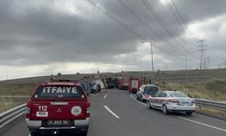 Karpuz Yüklü Tır Devrildi: 1 Ölü 3 Yaralı