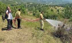 Bartın’da Yüksek Gerilim Hattı Yangın Tehlikesi Yarattı