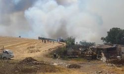 Tekirdağ Şarköy'de Alev Alev Yangın! Mahalle Tahliye Edildi, Evler Tehlikede
