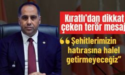 Mersin Milletvekili Ali Kıratlı’dan kararlılık vurgusu: “Terörle mücadelede taviz yok”