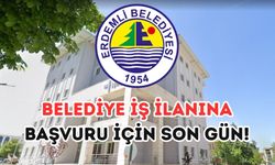 Başvuru için son gün: Erdemli Belediyesi işçi alımı yapıyor!