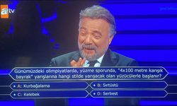 Kim Milyoner Olmak İster’de 300 Bin TL’lik "4x100 Metre Karışık Bayrak Yarışına Hangi Stille Başlanır?" Sorusu