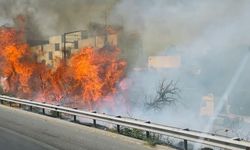 Mersin Serbest Bölge’de Lojistik Firması Önünde Alevler Yükseldi