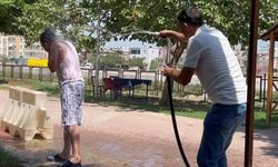 Tarsus’ta Sıcak Havalara Karşı İlginç Serinleme Yöntemleri Şaşırttı