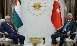 Erdoğan ve Abbas Cumhurbaşkanlığı Külliyesi’nde Görüştü