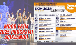 MDOB Ekim 2025 Programı Açıklandı!
