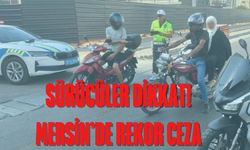 Mersin’de Trafikte Rekor Denetim! Binlerce Sürücüye Ceza Kesildi