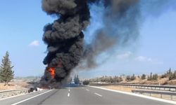 Tarsus’ta Korku Dolu Anlar: 34 Kişiyi Taşıyan Otobüs Alev Aldı