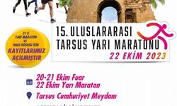 15. Tarsus Yarı Maratonu için kayıtlar başladı