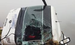 Uçuruma devrilen otobüste: 1 ölü, 14 yaralı