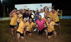 Türkiye Plaj Futbol Ligi`nin Manavgat etabı sona erdi