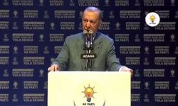 Erdoğan Adana'da konuşuyor