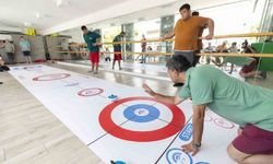 Mersin`de özel bireyler için `floor curling` kursu açıldı
