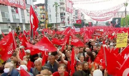 CHP'nin Mersin Mitingi Başladı