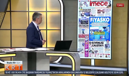 İmece, 18 Nisan'daki manşetiyle 'Gökhan Kayış ile Başka Bir Gün' programında