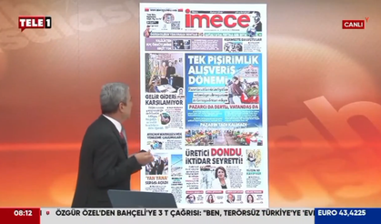 Gazetemiz, 17 Nisan'daki manşetiyle 'Musa Özuğurlu ile Sabah Pusulası' programında